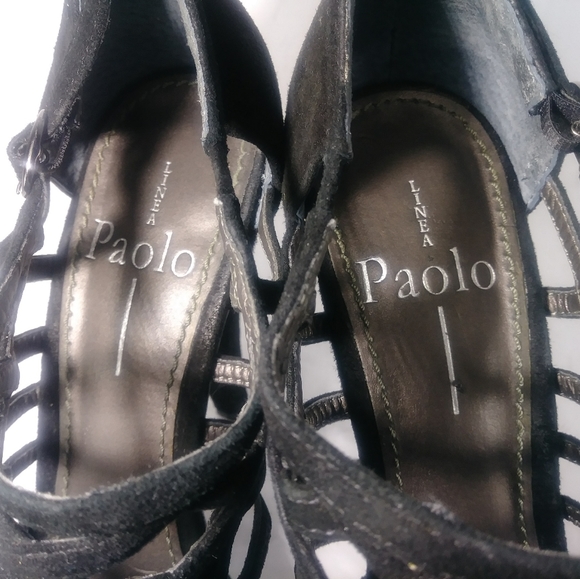 Linea paolo suede heels peep toe - Picture 11 of 16